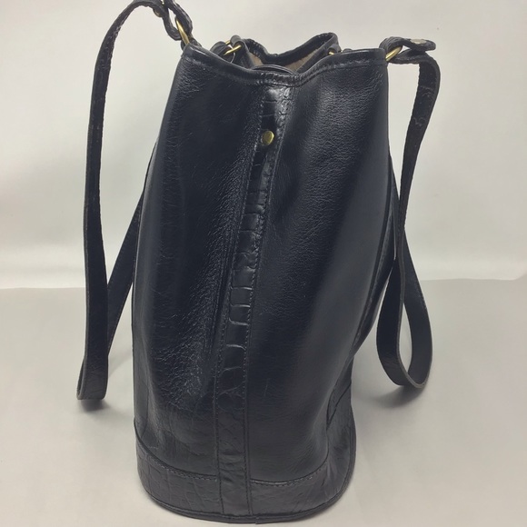 Vintage Black Brahmin Classic Tote - Picture 6 of 16